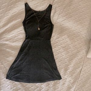 shimmer dress by divided sz 2- necklace included